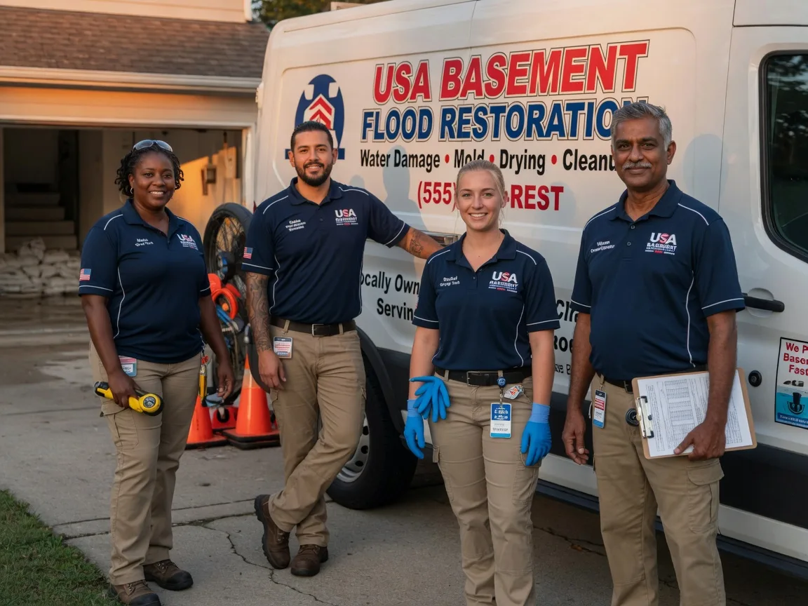 Basement Flood Cleanup company in Galesville, WI